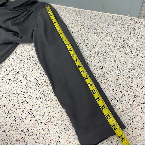 NWT Anthropologie Maeve Tuesday Tie Front Blouse Tencel Button Down Women's M - Picture 8 of 8